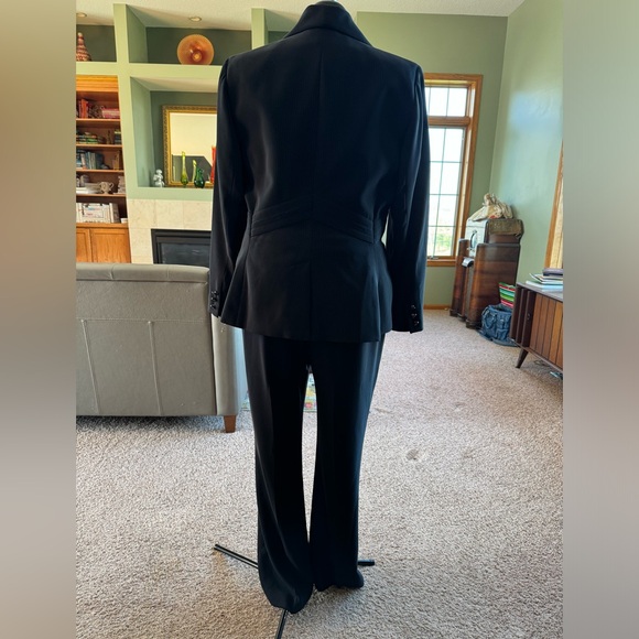 Signature by Larry Levine suit - navy blue with aqua pinstripe - Picture 3 of 3